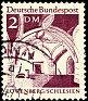 Germany 1966 Lowenberg, Town Hall, Interior View. 2M Purple Scott 951 A267. Uploaded by SONYSAR